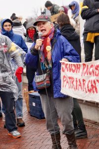 Speaker at Columbus Circle