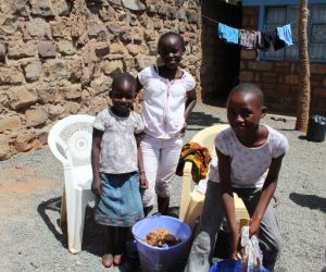 Children at the Zion Institute International in Nairobi, Kenya.