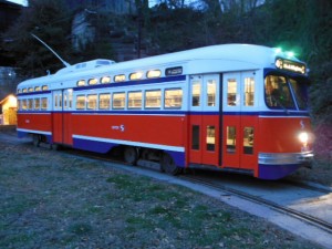 Car 2168 once graced the streets of Philadelphia. (Anthony C. Hayes) 