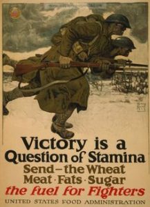 A US Food Administration poster from World War I. Libby O'Connell has written a book which uses food and drink as a lens for exploring the past. 