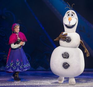 Anna and Olaf are sure to delight fans during "Disney on Ice: Dream Big."