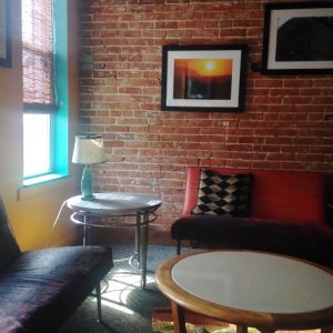 Koba's peaceful upstairs seating area (Lauren Molander)