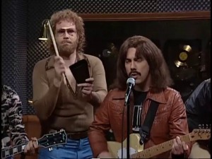 Will Ferrell and Chris Parnell, in the ever-quoted "More Cowbell" sketch (2000)