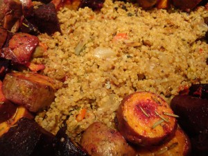 quinoa and roasted veg
