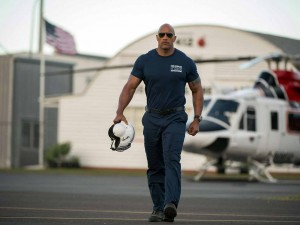 Have no fear! The Rock is here to save the day in San Andreas! (Warner Bros.) 