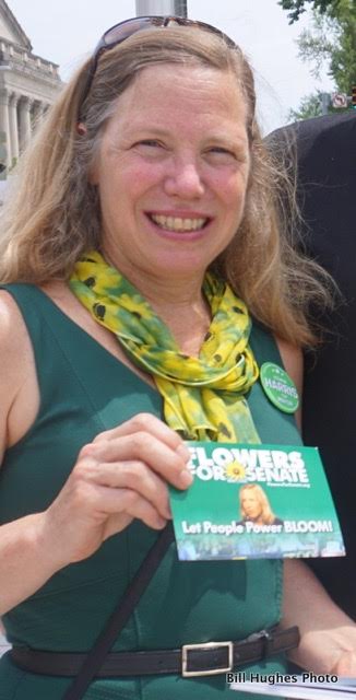 Green Party candidate for U.S. Senate - Margaret Flowers