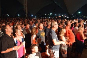 Fans packed Pier Six Pavilion to see Greg Allman and The Doobie Brothers on Wednesday night.