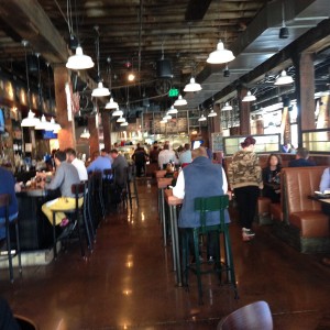 Dinosaur Bar-B-Que, which is at 1401 Fleet Street, is a welcome addition to Harbor East. (Eddie Applefield)