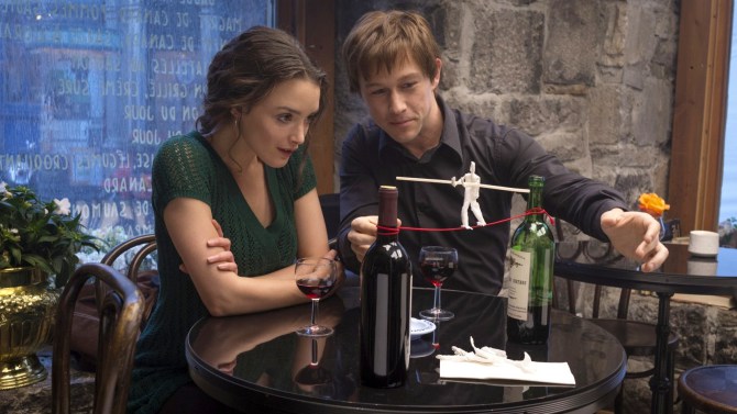 The chemistry between Joseph Gordon-Leavitt and Charlotte Le Bon, who play Philippe Petit and his girlfriend, Annie, can't be understated in The Walk. (Courtesy of Sony)